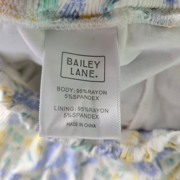 Bailey Lane Girls Multicolor Pastel Ditzy Floral Skort Size Small 6-7 - Picture 5 of 6